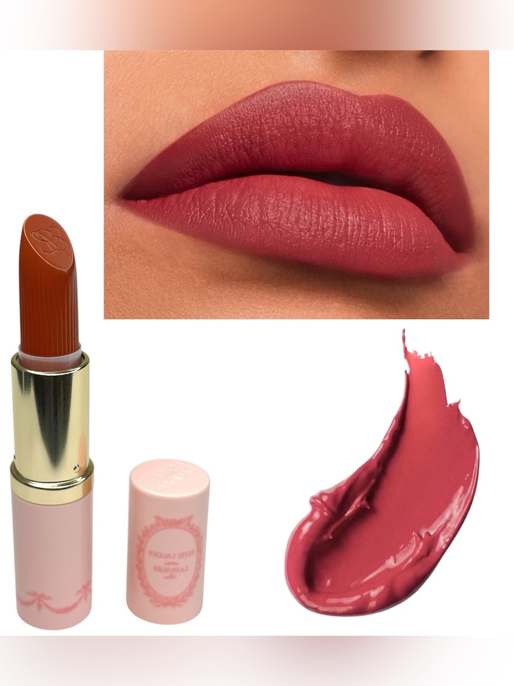 Estee Lauder Pure Color Lipstick 420 Rebellious Rose Limited Edition Pink Tube